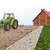 Traktor auf dem Feld