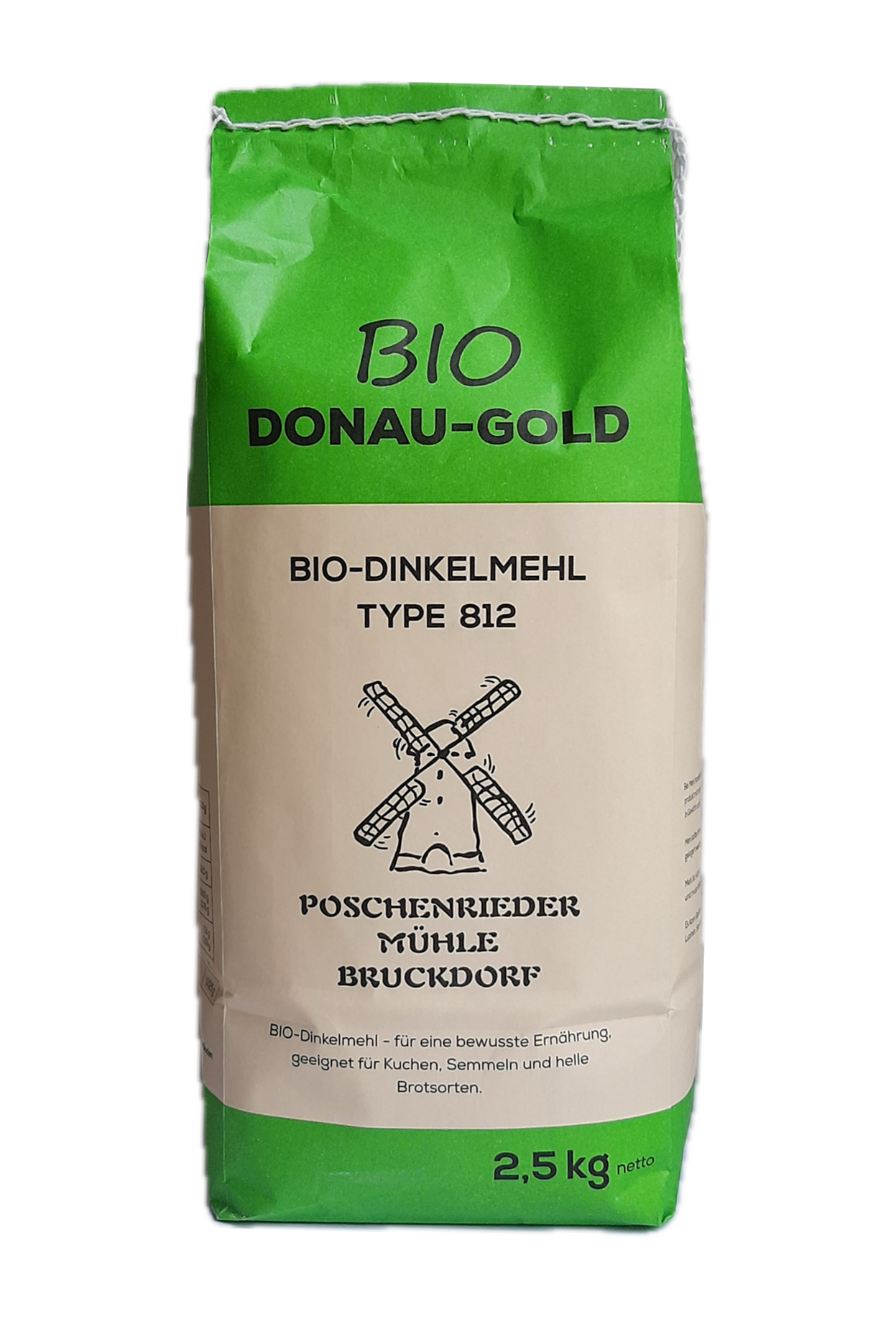 BIO-Dinkelmehl Typ 812 - Poschenrieder Mühle