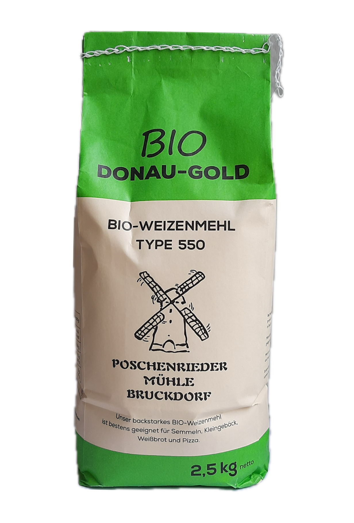 BIO-Weizenmehl Typ 550 - Poschenrieder Mühle